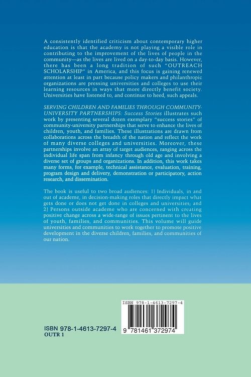 Produktbild: Serving Children and Families Through Community-University Partnerships