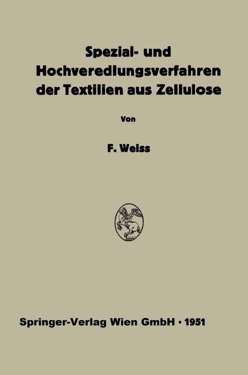 Produktbild: Spezial- und Hochveredlungsverfahren der Textilien aus Zellulose