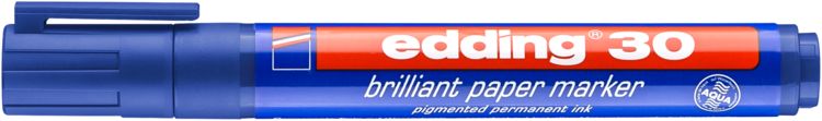 Produktbild: EDDING&reg; Brillant Paper Marker 30, blau