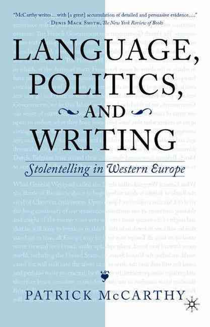 Produktbild: Language, Politics and Writing: Storytelling in Western Europe