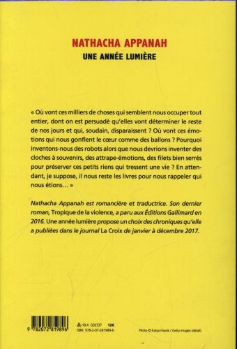 Produktbild: Une ann&eacute;e lumi&egrave;re - chroniques