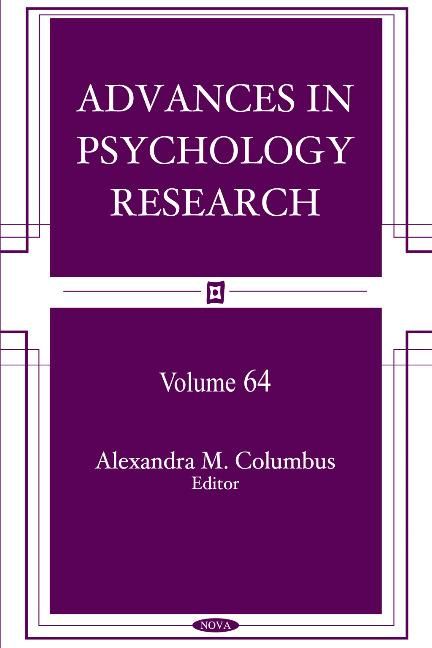 Produktbild: Advances in Psychology Research