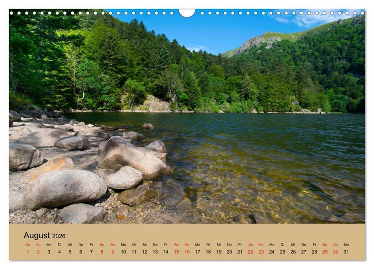 Produktbild: Landschaften im Elsass (Wandkalender 2026 DIN A3 quer), CALVENDO Monatskalender