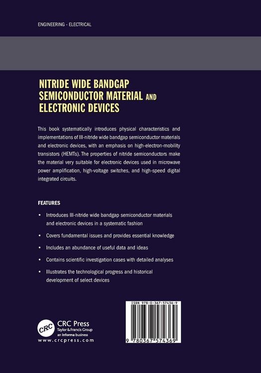 Produktbild: Nitride Wide Bandgap Semiconductor Material and Electronic Devices