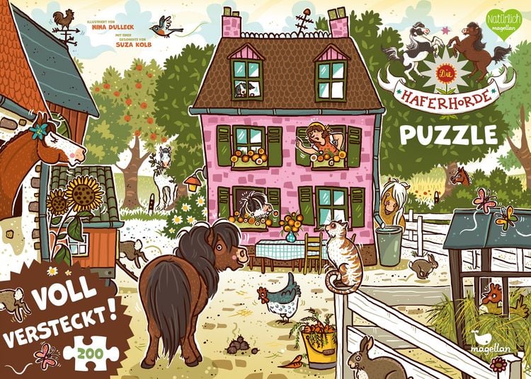 Produktbild: Die Haferhorde - Voll versteckt! (Puzzle)