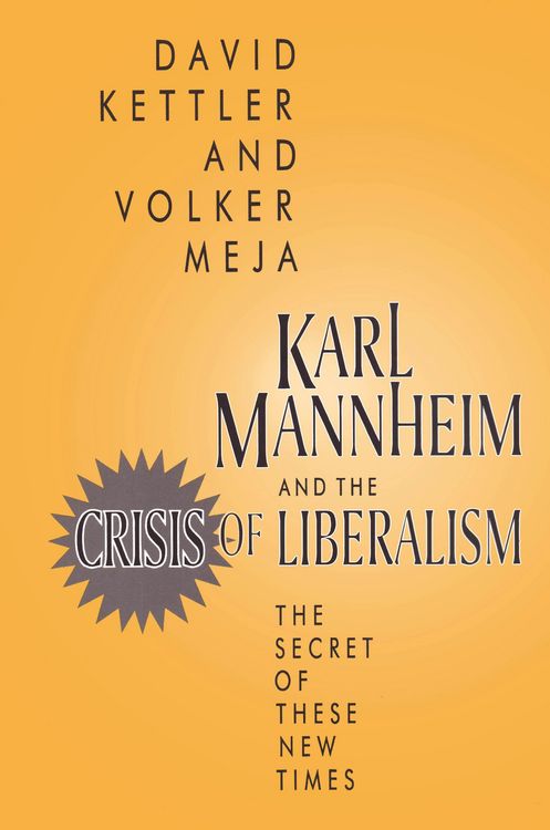 Produktbild: Karl Mannheim and the Crisis of Liberalism