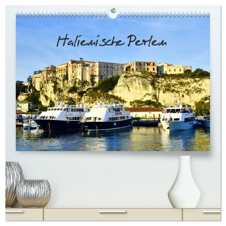 Produktbild: Italienische Perlen (hochwertiger Premium Wandkalender 2026 DIN A2 quer), Kunstdruck in Hochglanz