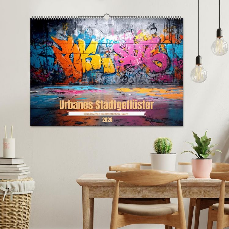 Produktbild: Urbanes Stadtgefl&uuml;ster (Wandkalender 2026 DIN A2 quer), CALVENDO Monatskalender