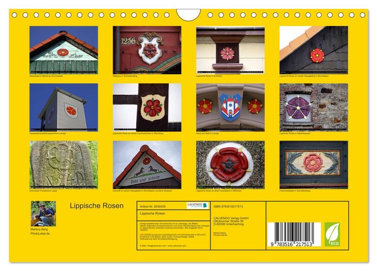 Produktbild: Lippische Rosen (Wandkalender 2026 DIN A4 quer), CALVENDO Monatskalender