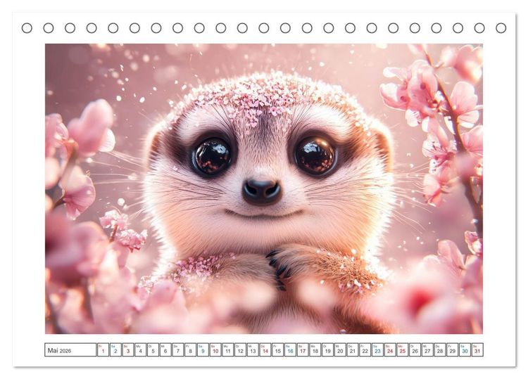 Produktbild: Augen wie Kn&ouml;pfe (Tischkalender 2026 DIN A5 quer), CALVENDO Monatskalender