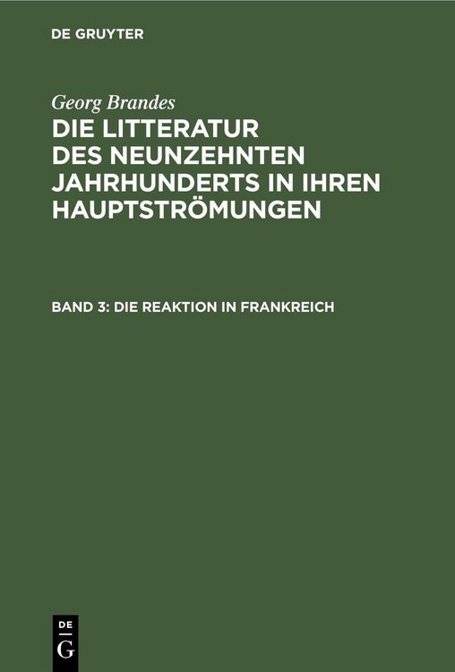 Produktbild: Die Reaktion in Frankreich