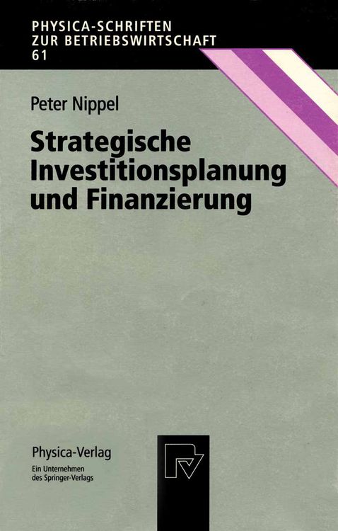 Produktbild: Strategische Investitionsplanung und Finanzierung