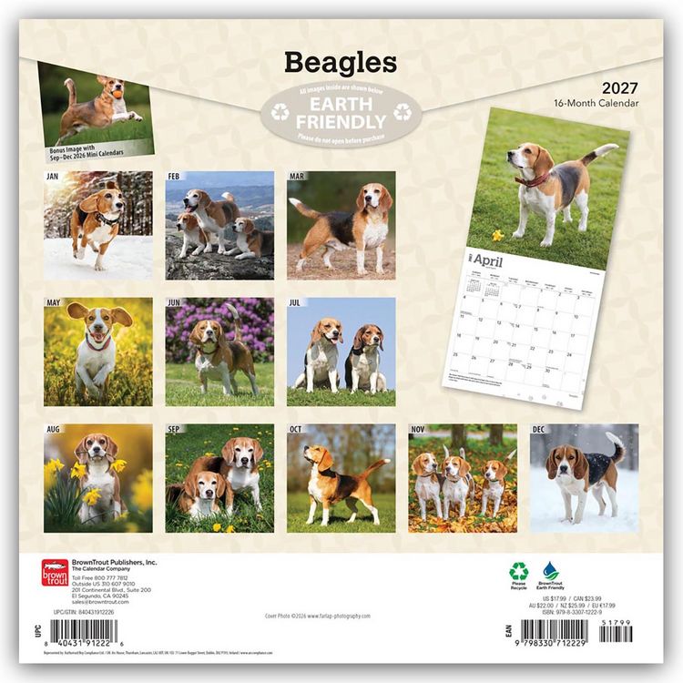 Produktbild: Beagles 2027 &ndash; 16-Monatskalender
