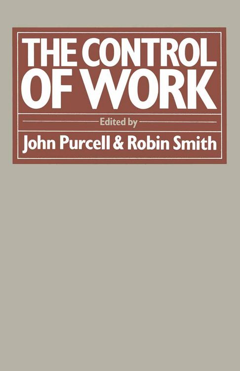 Produktbild: The Control of Work
