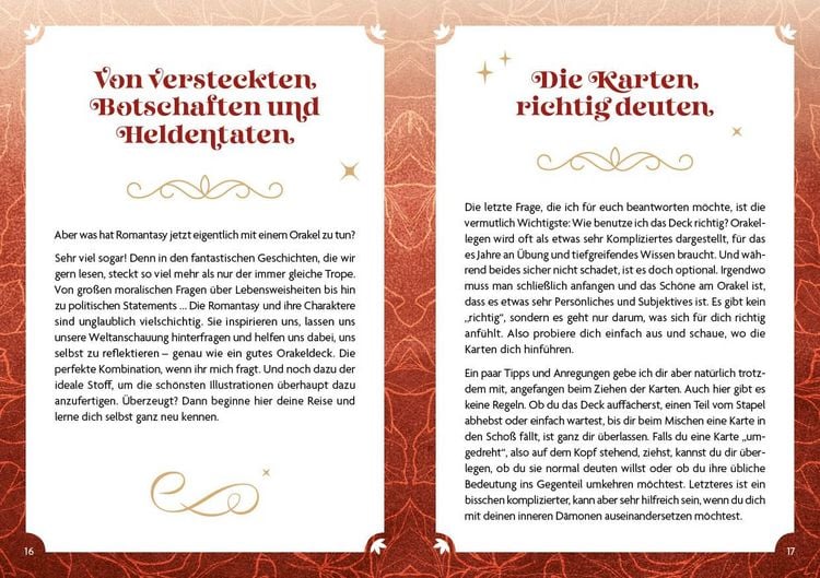 Produktbild: Kartenset: Romantasy-Orakel | Nutze die Botschaften der beliebtesten Tropes, Archetypen und Settings