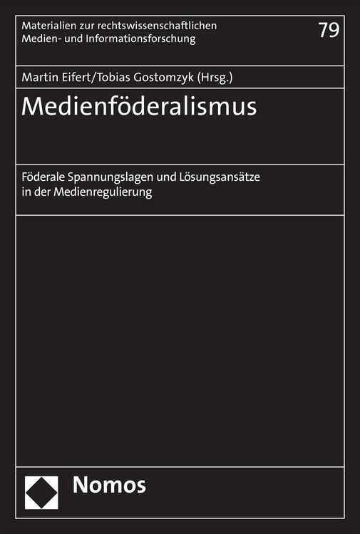 Produktbild: Medienf&ouml;deralismus