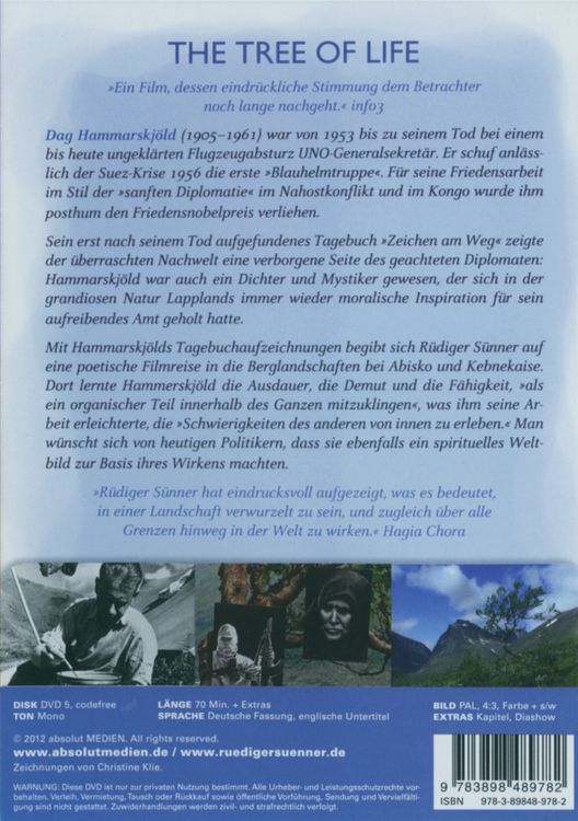 Produktbild: The Tree Of Life - Auf den Spuren von Dag Hammarskj&ouml;ld in Lappland