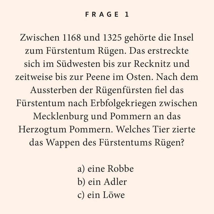 Produktbild: R&uuml;gen-Quiz