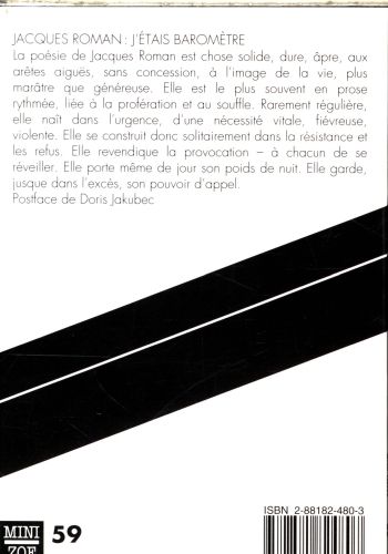 Produktbild: J'&eacute;tais barom&egrave;tre