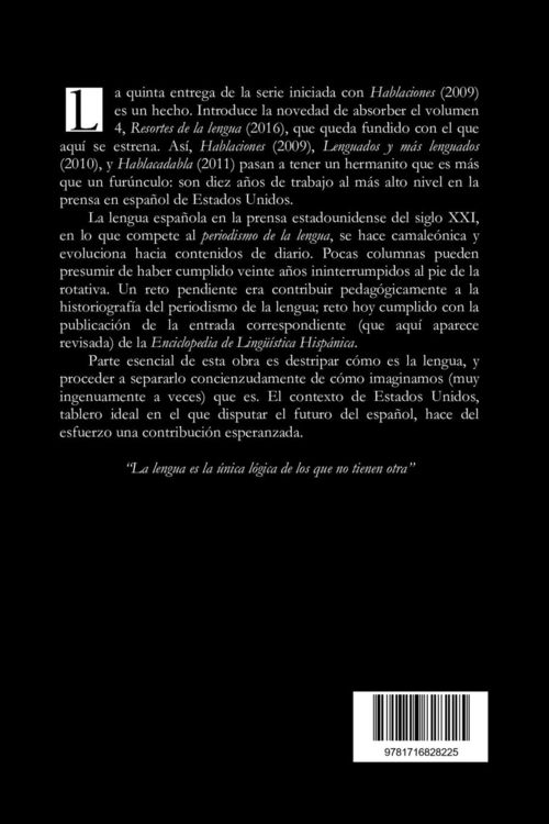Produktbild: EL FONDO Y EL FORRO DEL IDIOMA