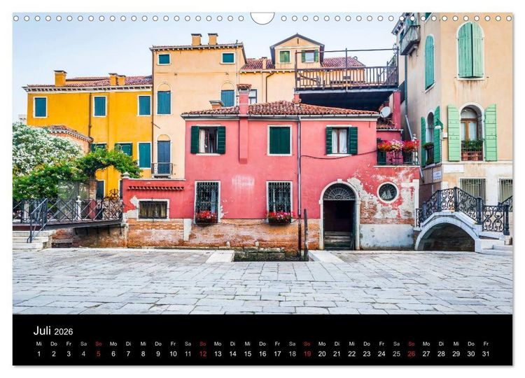 Produktbild: Venedig (Wandkalender 2026 DIN A3 quer), CALVENDO Monatskalender