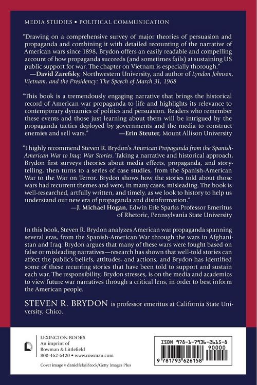 Produktbild: American Propaganda from the Spanish-American War to Iraq