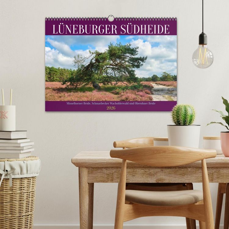 Produktbild: L&uuml;neburger S&uuml;dheide (Wandkalender 2026 DIN A3 quer), CALVENDO Monatskalender