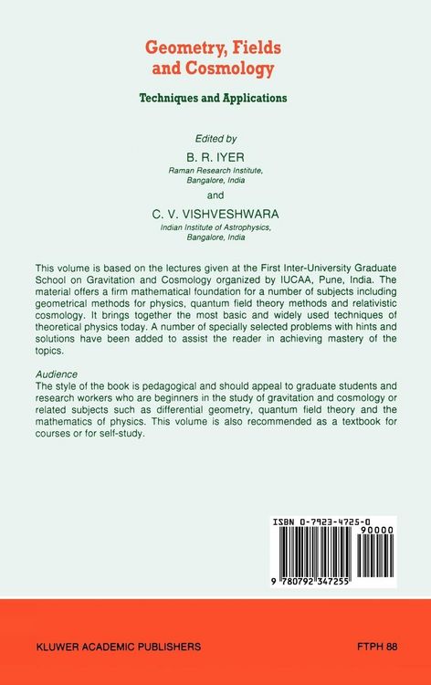 Produktbild: Geometry, Fields and Cosmology