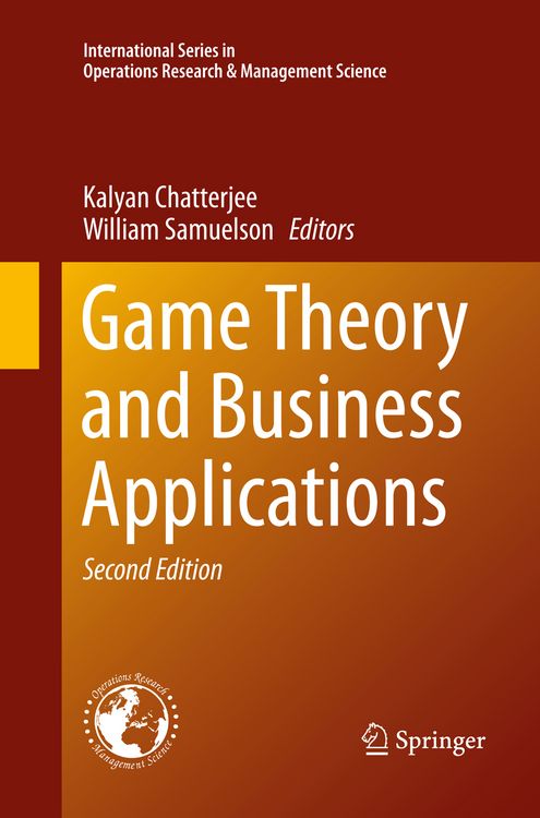 Produktbild: Game Theory and Business Applications