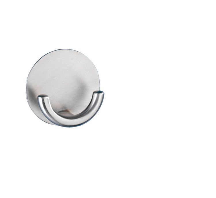 Produktbild: Wandhaken Mod. Rondo matt 4er Set Edelstahl, selbstklebend, rostfrei