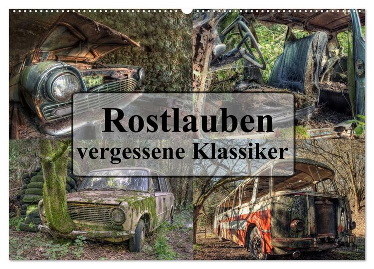 Produktbild: Rostlauben - vergessene Klassiker (Wandkalender 2026 DIN A2 quer), CALVENDO Monatskalender