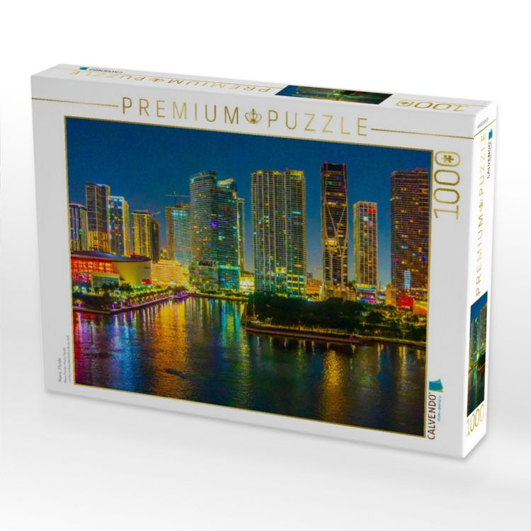 Produktbild: CALVENDO Puzzle Miami, Florida | 1000 Teile Lege-Gr&ouml;&szlig;e 64x48cm Foto-Puzzle f&uuml;r gl&uuml;ckliche Stunden