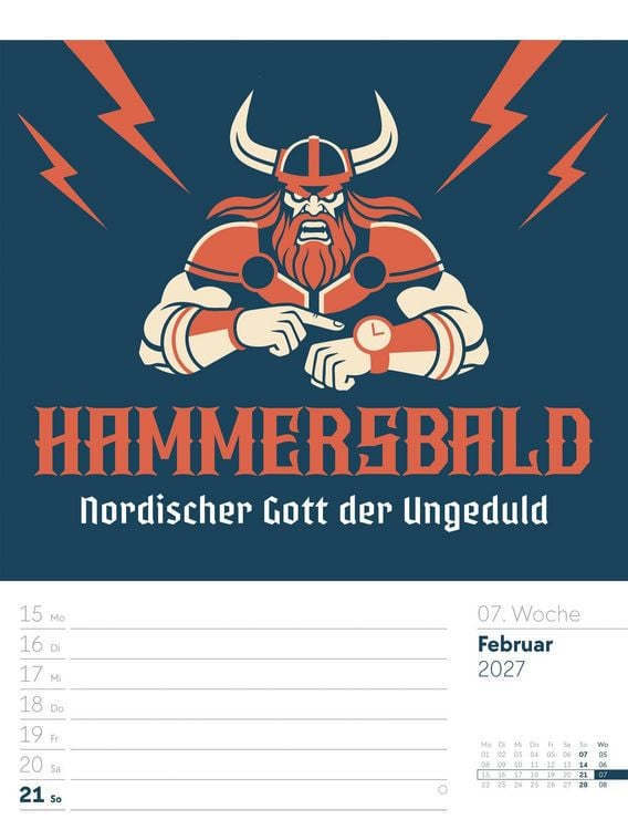 Produktbild: Klartext Spr&uuml;chekalender Wochenplaner 2027