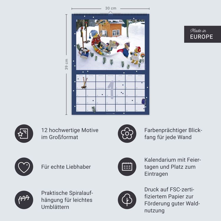 Produktbild: Teddyb&auml;ren Kalender 2027