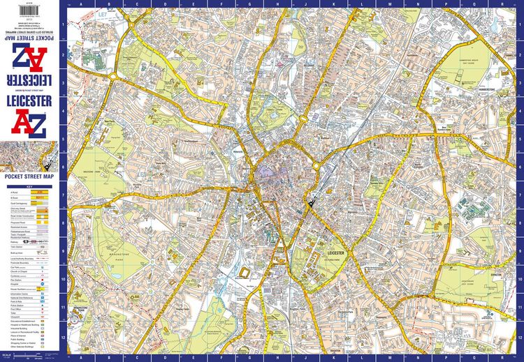 Produktbild: Leicester Pocket Street Map