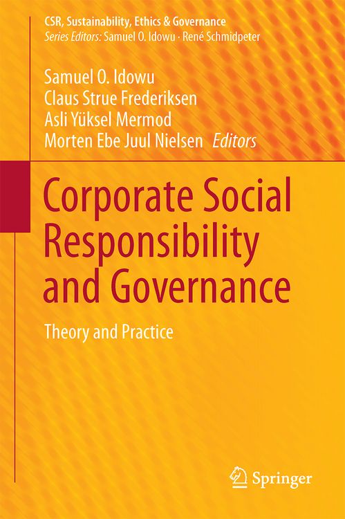 Produktbild: Corporate Social Responsibility and Governance