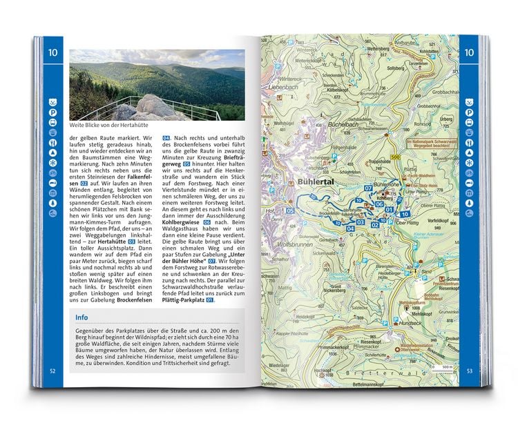 Produktbild: KOMPASS Wanderführer Schwarzwald Mitte-Nord, 50 Touren mit Extra-Tourenkarte