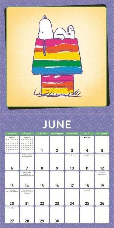 Produktbild: Snoopy 2027 &ndash; Wandkalender