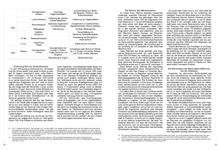 Produktbild: Die &Ouml;sterreichische Armee von 1805 bis 1809