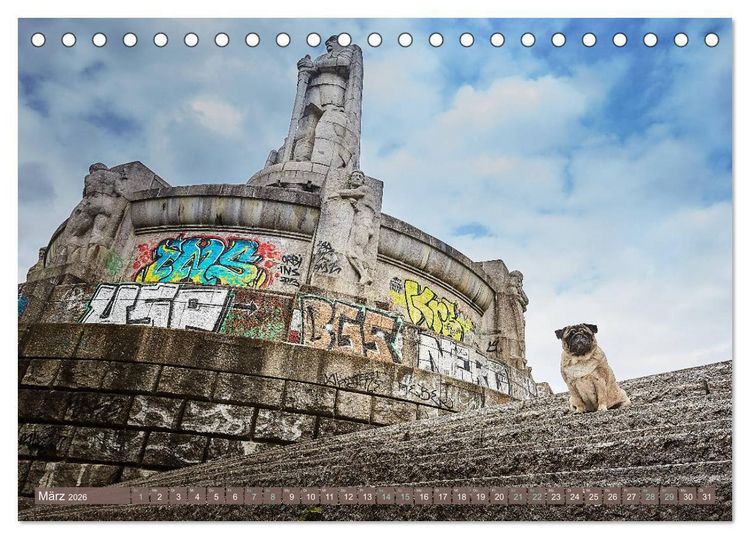 Produktbild: Hamburg - Stadt der M&ouml;pse (Tischkalender 2026 DIN A5 quer), CALVENDO Monatskalender