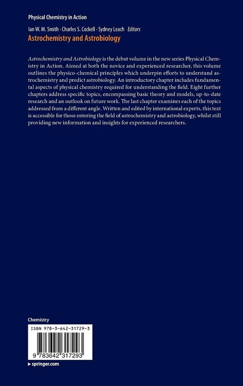 Produktbild: Astrochemistry and Astrobiology