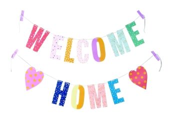 Produktbild: Girlande Welcome Home