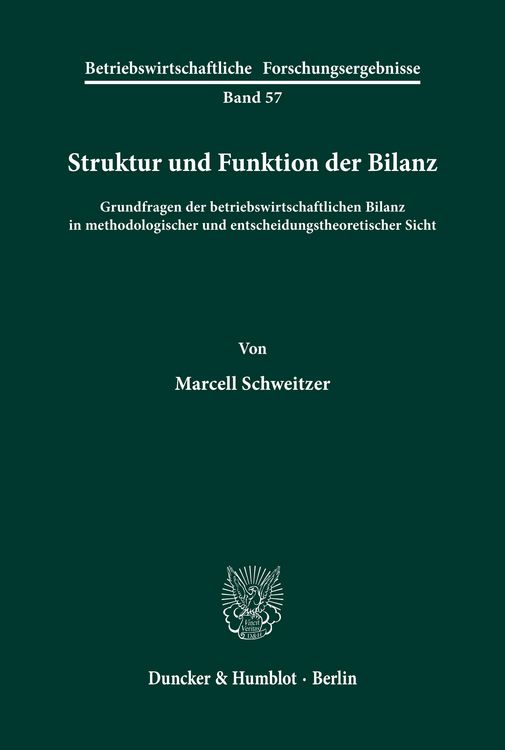 Produktbild: Struktur und Funktion der Bilanz.