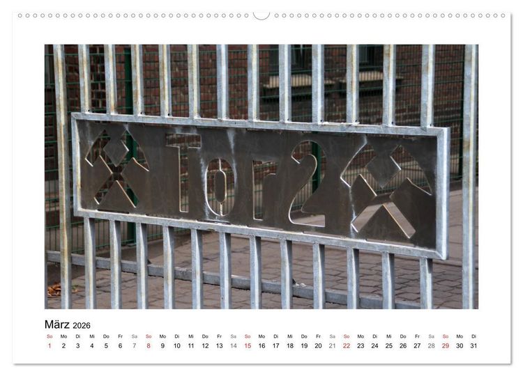 Produktbild: Bergwerk West Kamp-Lintfort (hochwertiger Premium Wandkalender 2026 DIN A2 quer), Kunstdruck in Hochglanz