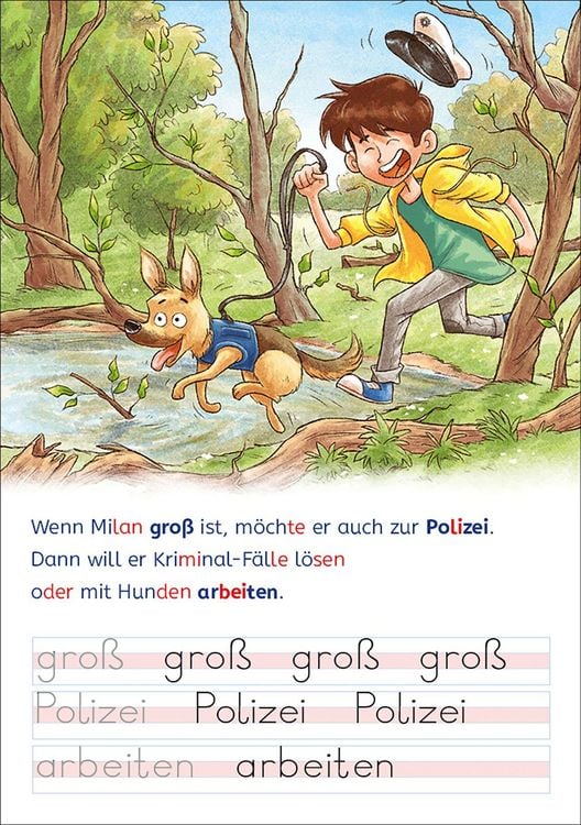 Produktbild: Lesel&ouml;wen - Lesen und schreiben lernen mit Spurrillen - Ein spannender Fall f&uuml;r die Polizei