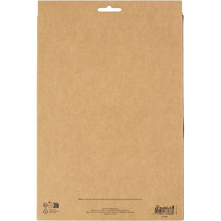 Produktbild: Creativ Company Bastelfilz, A4, Blatt 210x297 mm, Dicke 2 mm, Halloween Farben, 10 Stk