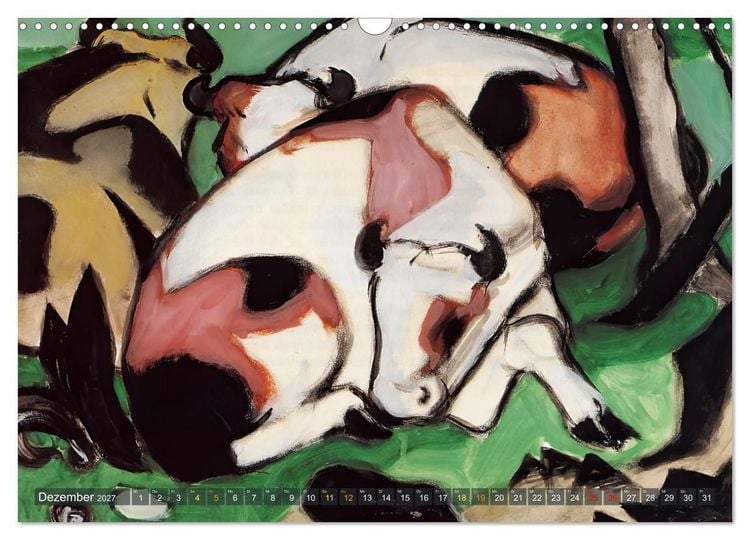 Produktbild: Expressionistische Tierwelten (Wandkalender 2027 DIN A3 quer), CALVENDO Monatskalender