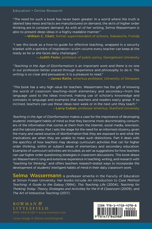 Produktbild: Teaching in the Age of Disinformation