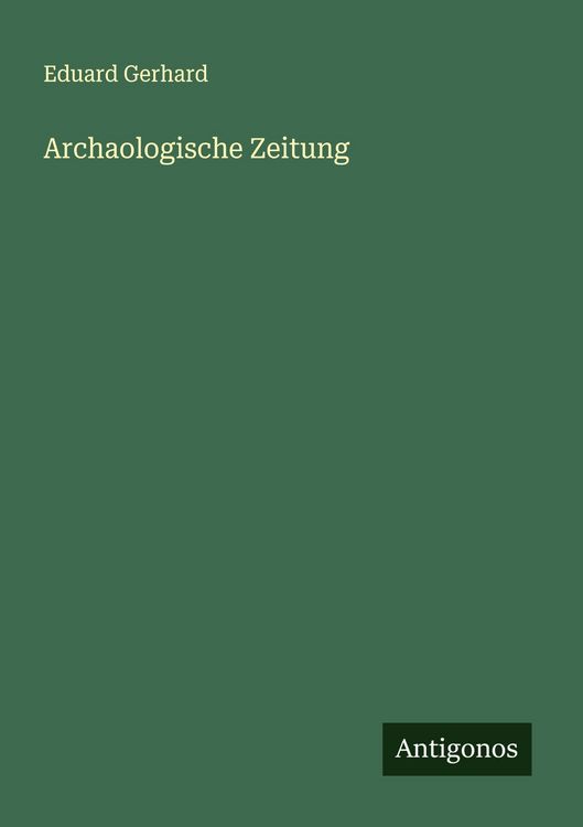 Produktbild: Archaologische Zeitung