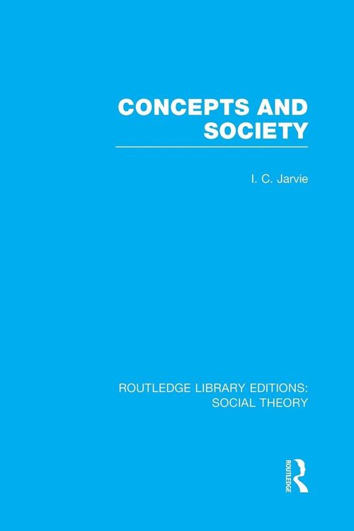 Produktbild: Concepts and Society (RLE Social Theory)